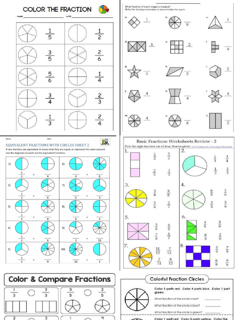 Class 3 Worksheet CH - 7 Fair Share | PDF