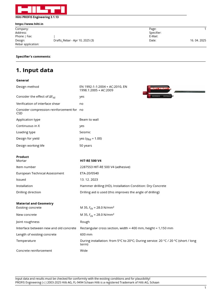 Seismic Rebar Design for Concrete Beams | PDF | Strength Of Materials ...