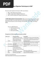 SAP BW Extractor Types Overview | PDF