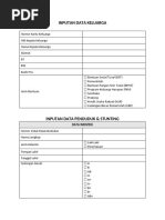 Panduan Kode Pengisian Kartu Keluarga | PDF