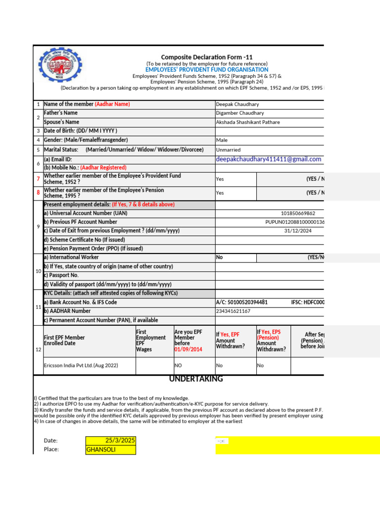 FORM+11+%28PF+%26+EPS%29 (28) | PDF | Access Control | Authentication
