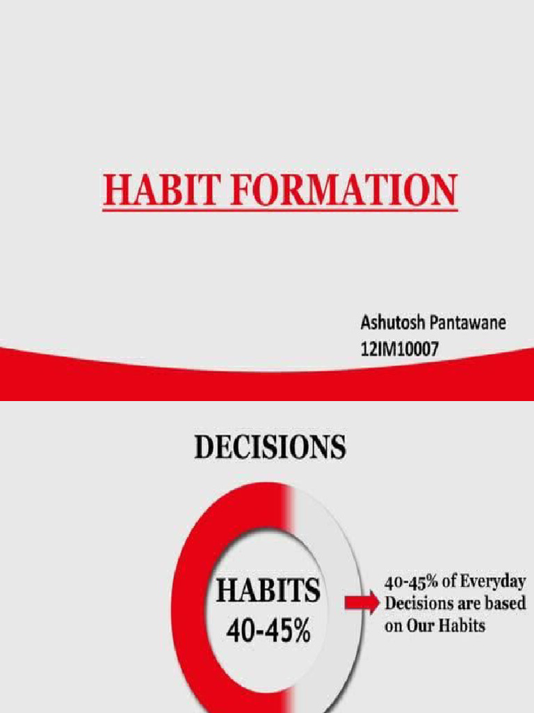 Habit Formation | PDF
