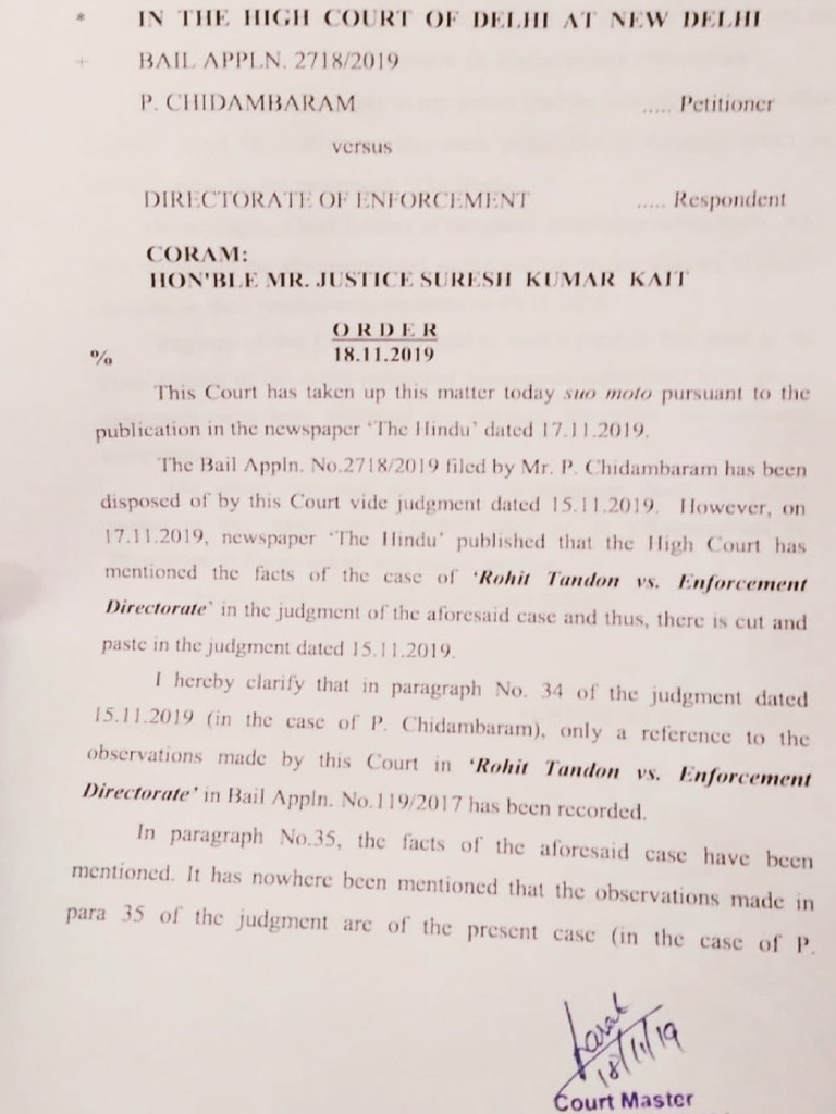 Delhi High Court | PDF