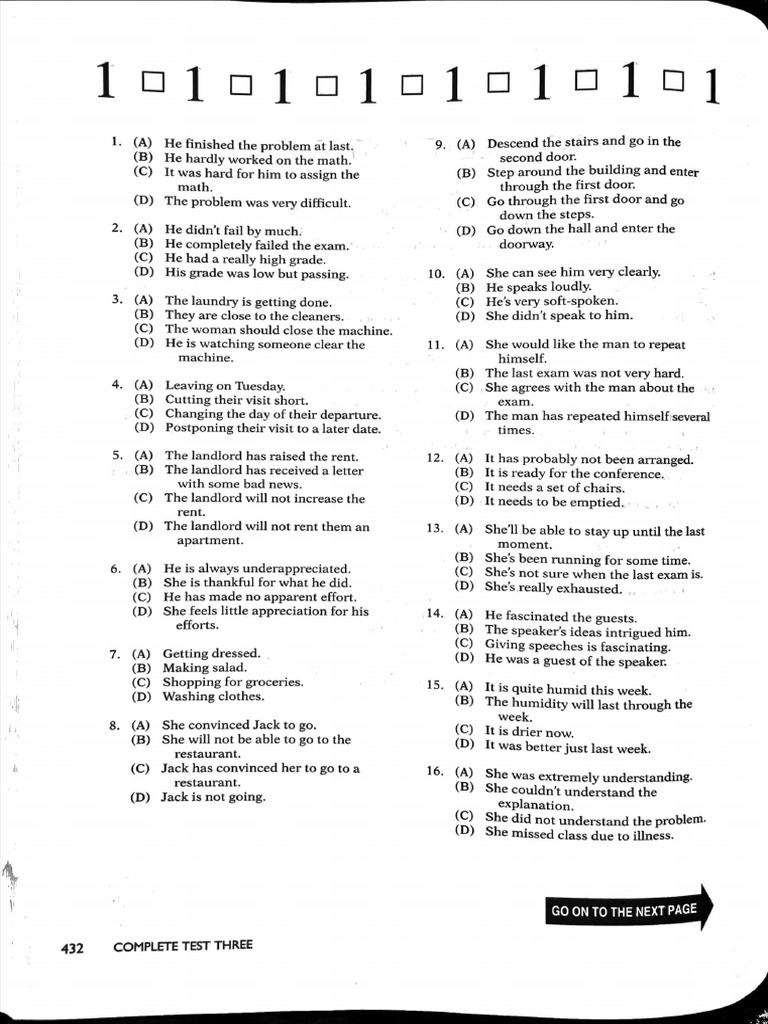 Complete Test 3 | PDF
