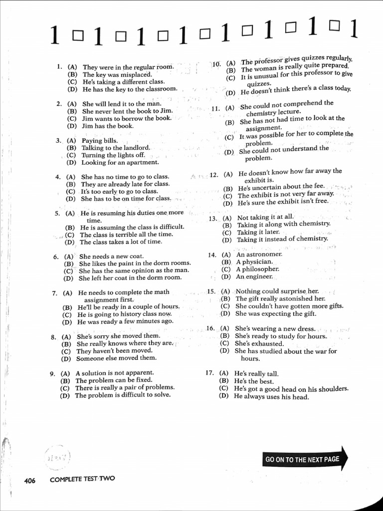 Complete Test 2 | PDF