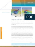 Case Study: Golf Club Drag Force CFD Analysis