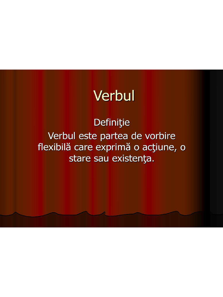 Verbul L | PDF