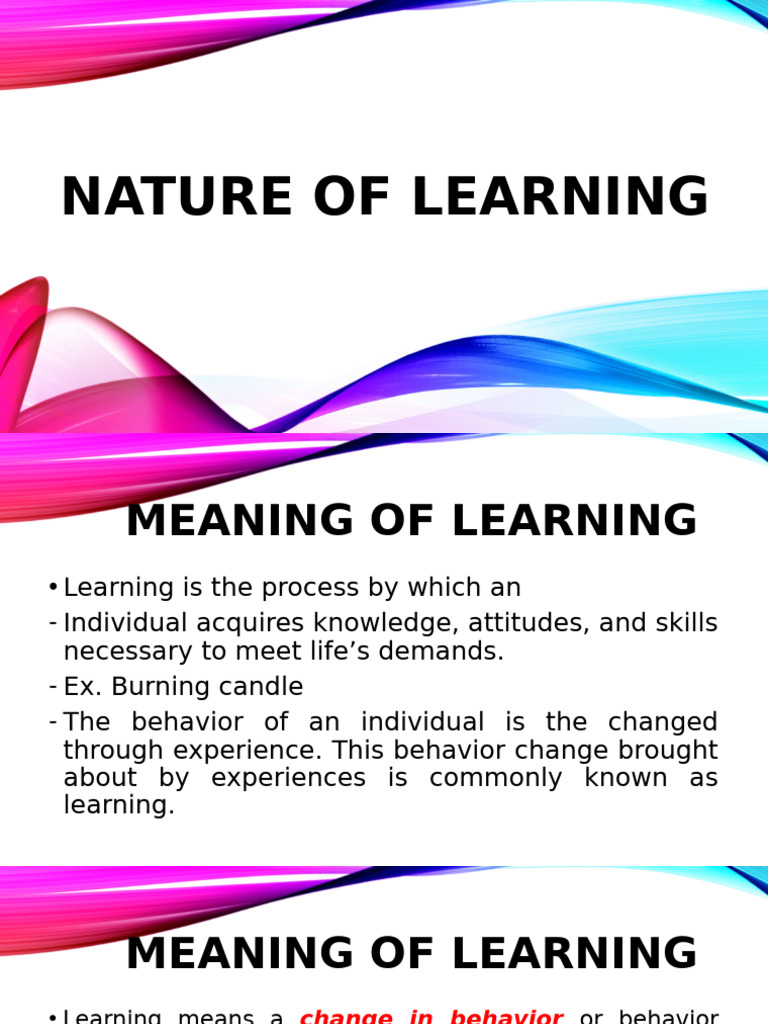 Understanding Learning: Rote vs. Meaningful | PDF | Learning ...