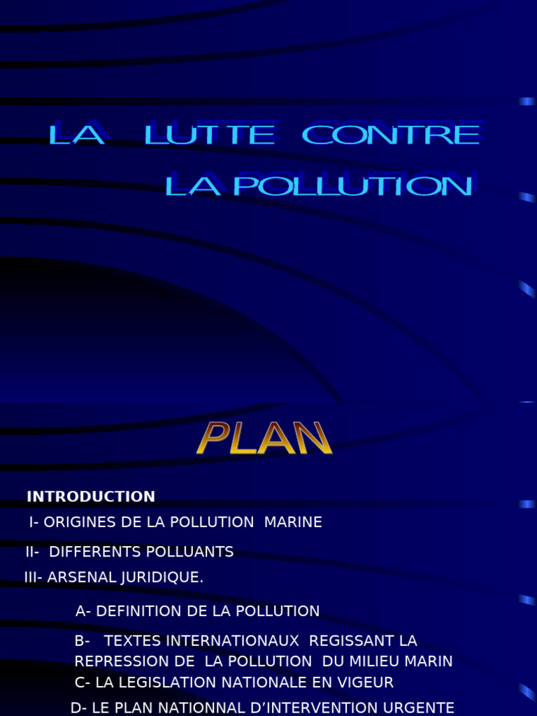 Pollution Marine : Origines et Réglementation | PDF | la pollution ...