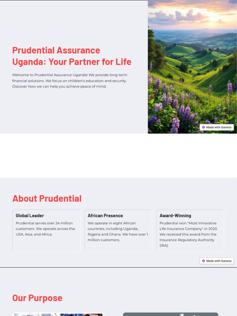 Prudential Health Insurance Uganda Overview | PDF | Patient | Social ...