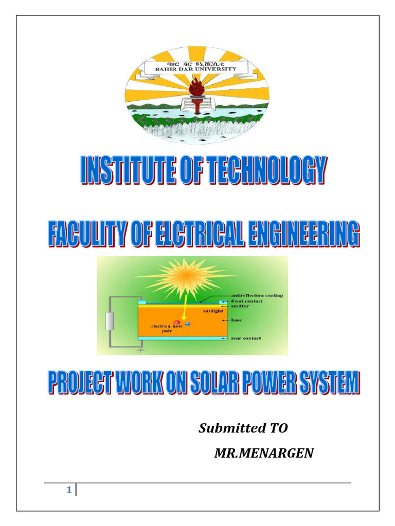 Design Guide for PV Solar Power Systems | PDF | Solar Energy ...