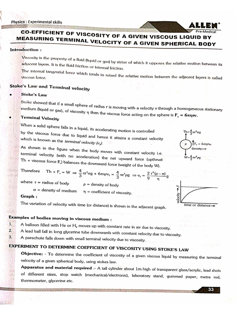 Allen Experimental Physics 7-9 | PDF
