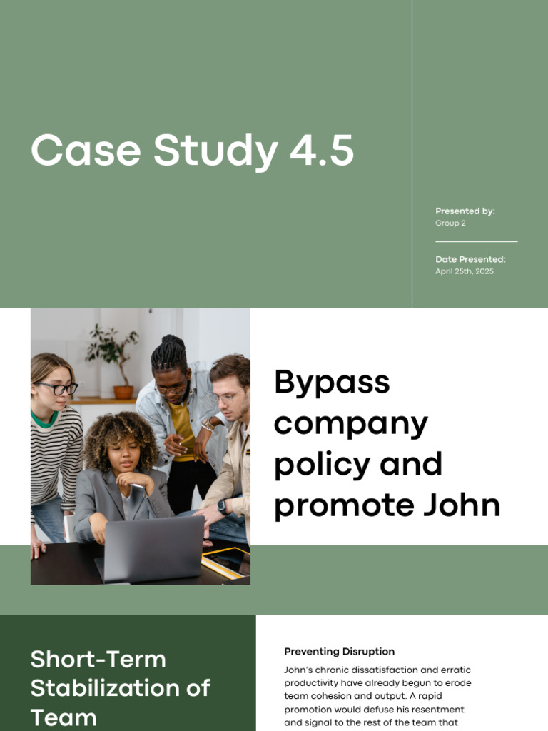 CC01 Group 2 Project Management Case Study 4.5 | PDF
