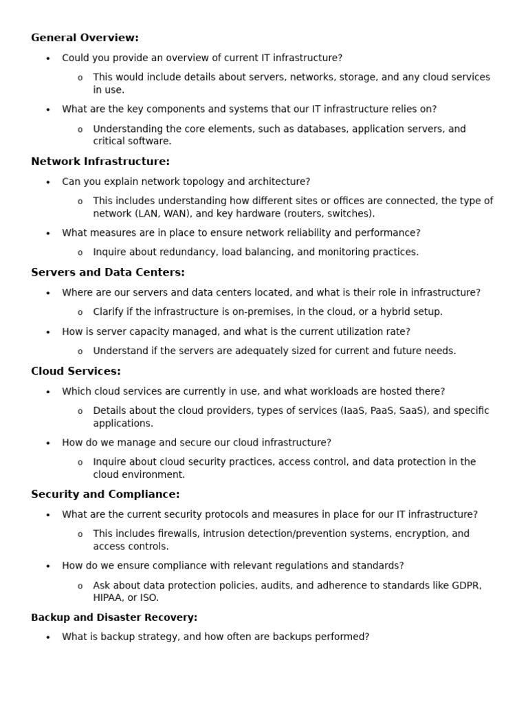 Infrastructure Details | PDF | Cloud Computing | Computer Network