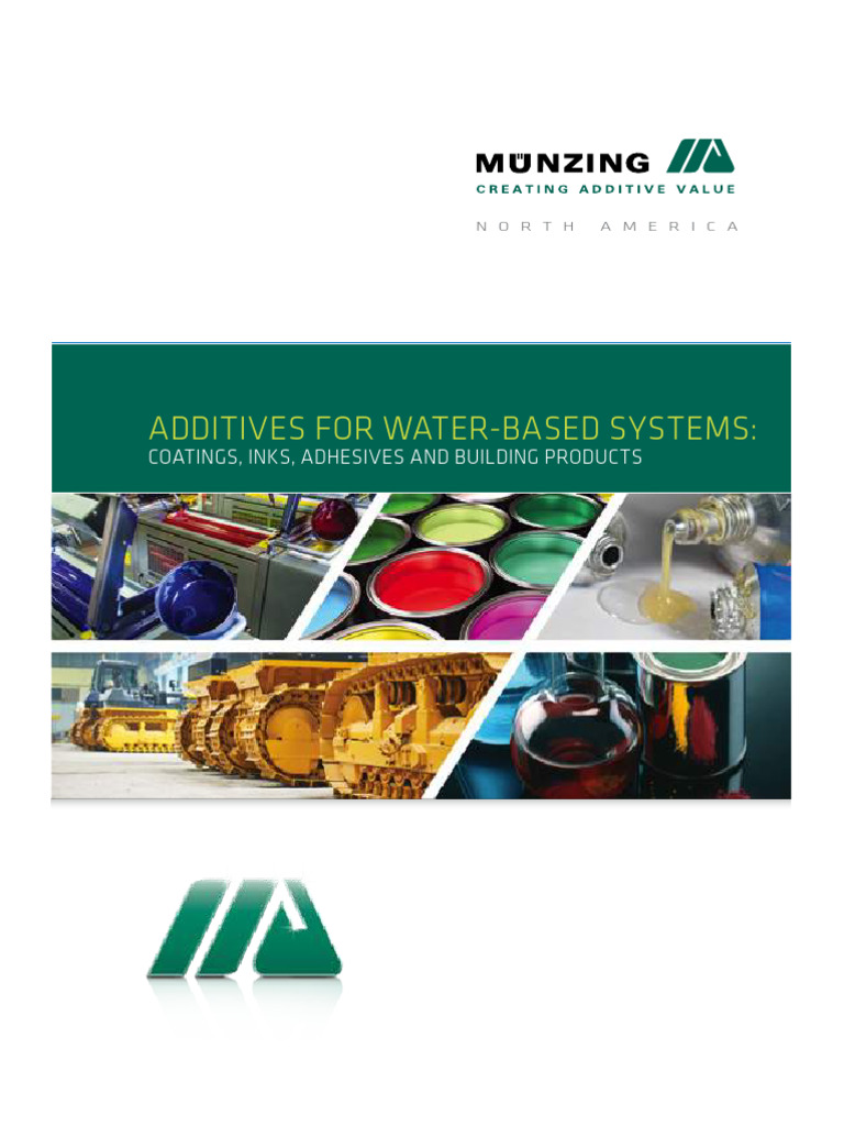 Additives for Water-Based Systems | PDF | Materials | Chemical Substances