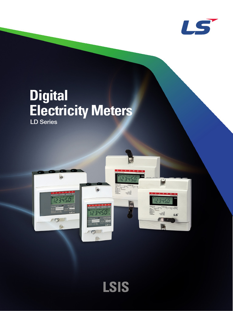 LD Series Digital Electricity Meters Guide | PDF | Mains Electricity ...