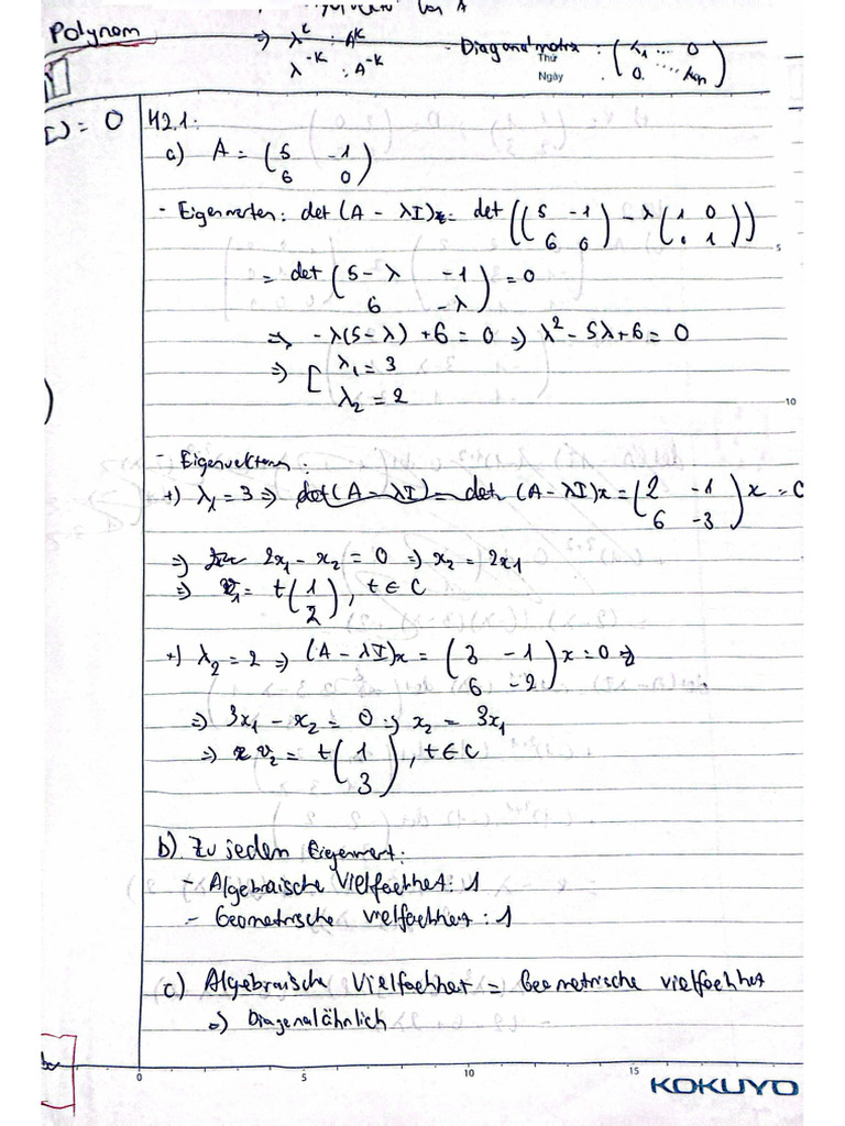 H2.1 Mathe II | PDF