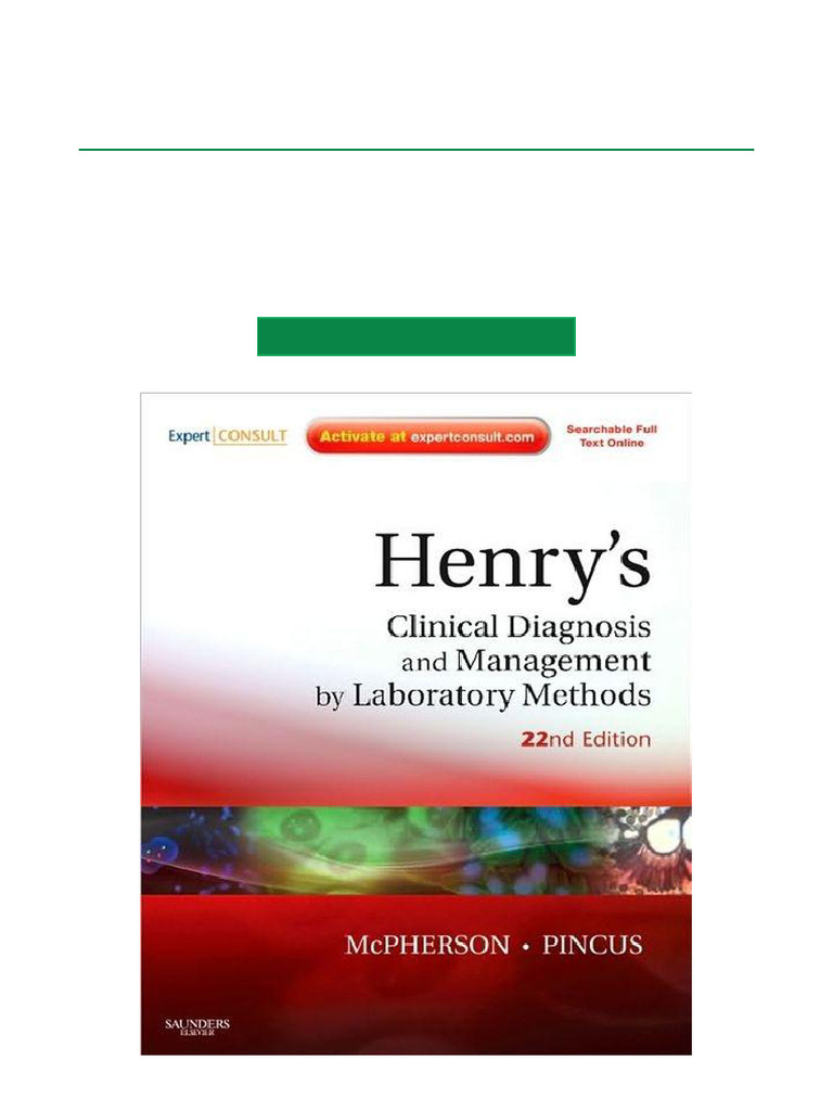 Henry's Clinical Diagnosis and Management by Laboratory Methods 22nd Edition Open Access ...