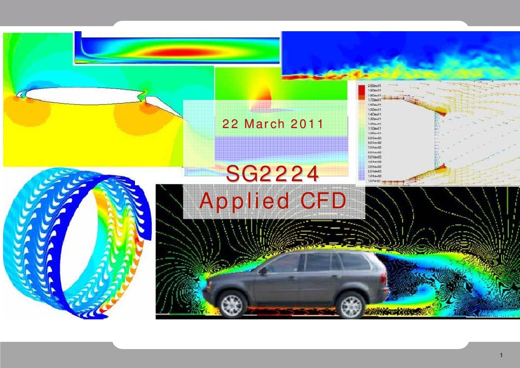 Applied CFD Course Overview and Schedule | PDF