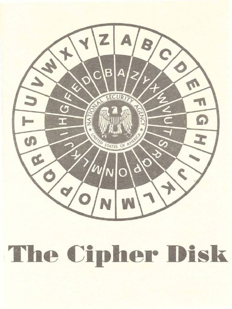 The Cipher Disk | PDF