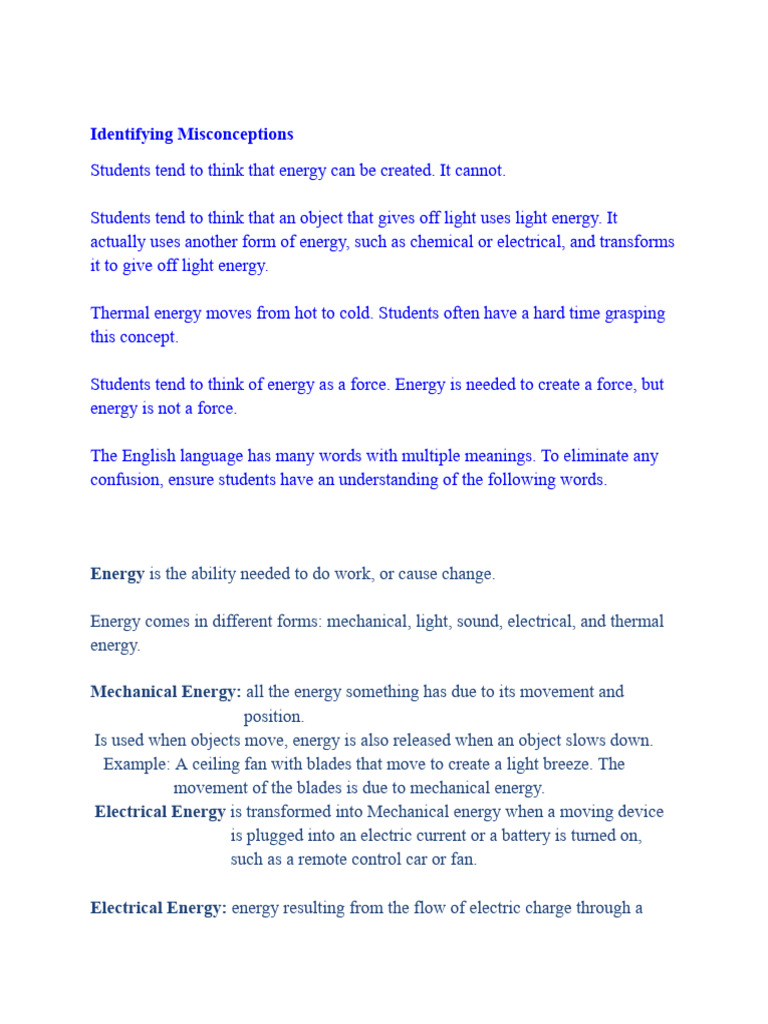 Energy | PDF
