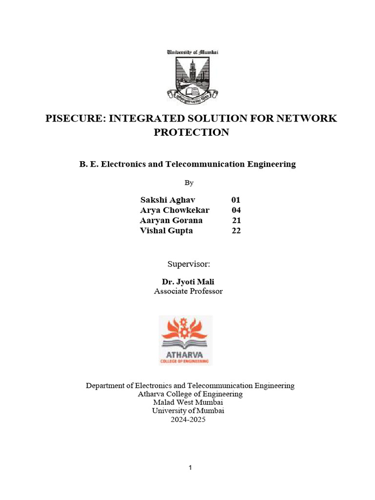 PiSecure: Raspberry Pi Firewall Solution | PDF | Computer Security ...