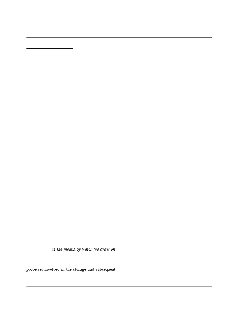 Immediate, Recent and Remote Memory in Depression and Anxiety | PDF ...