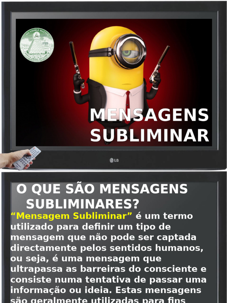 Aula 07-Mensagens Subliminares | PDF | Publicidade | Sistema visual