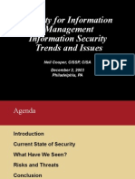 Society For Information Management Information Security Trends and Issues