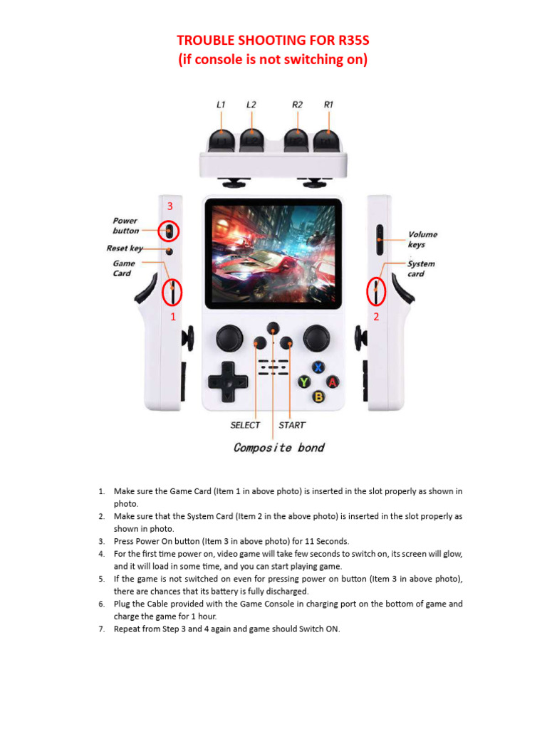 R35S Console Troubleshooting Guide | PDF