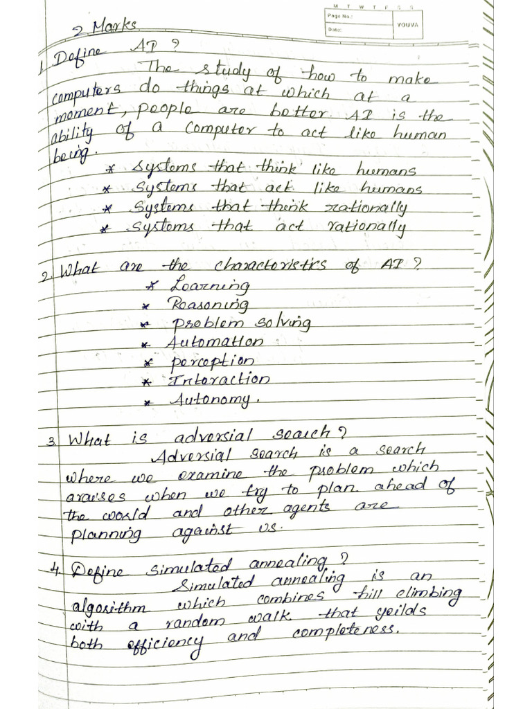 AIML Notes | PDF