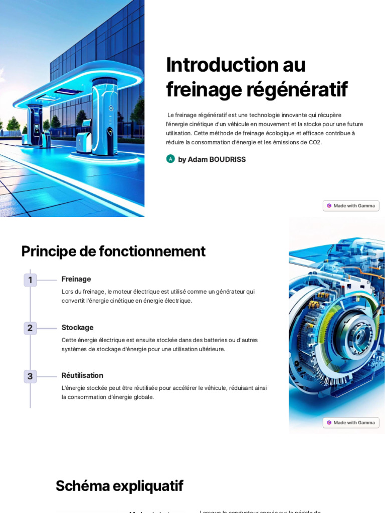 Introduction au freinage régénératif | PDF | Frein | Électricité