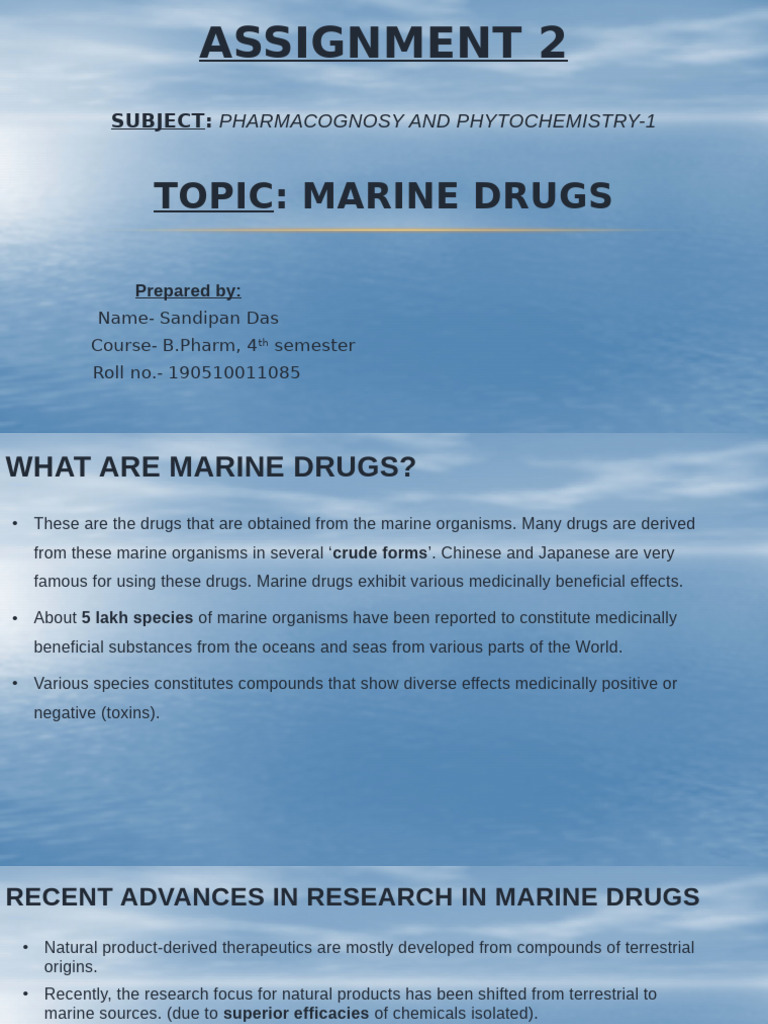Advances in Marine Drug Research 2022 | PDF | Natural Products | Polyphenol