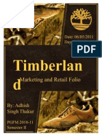 Timberland marketing and retail folio analysis