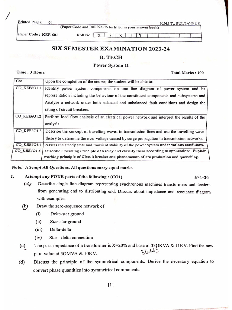 Semester 6 Pyqs | PDF