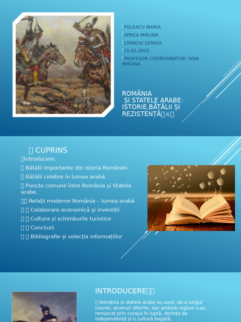 România Si Statele Arabe | PDF