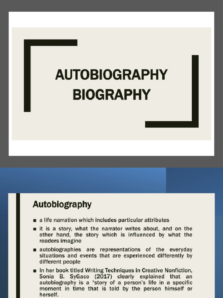 Biographies and Autobiographies | PDF