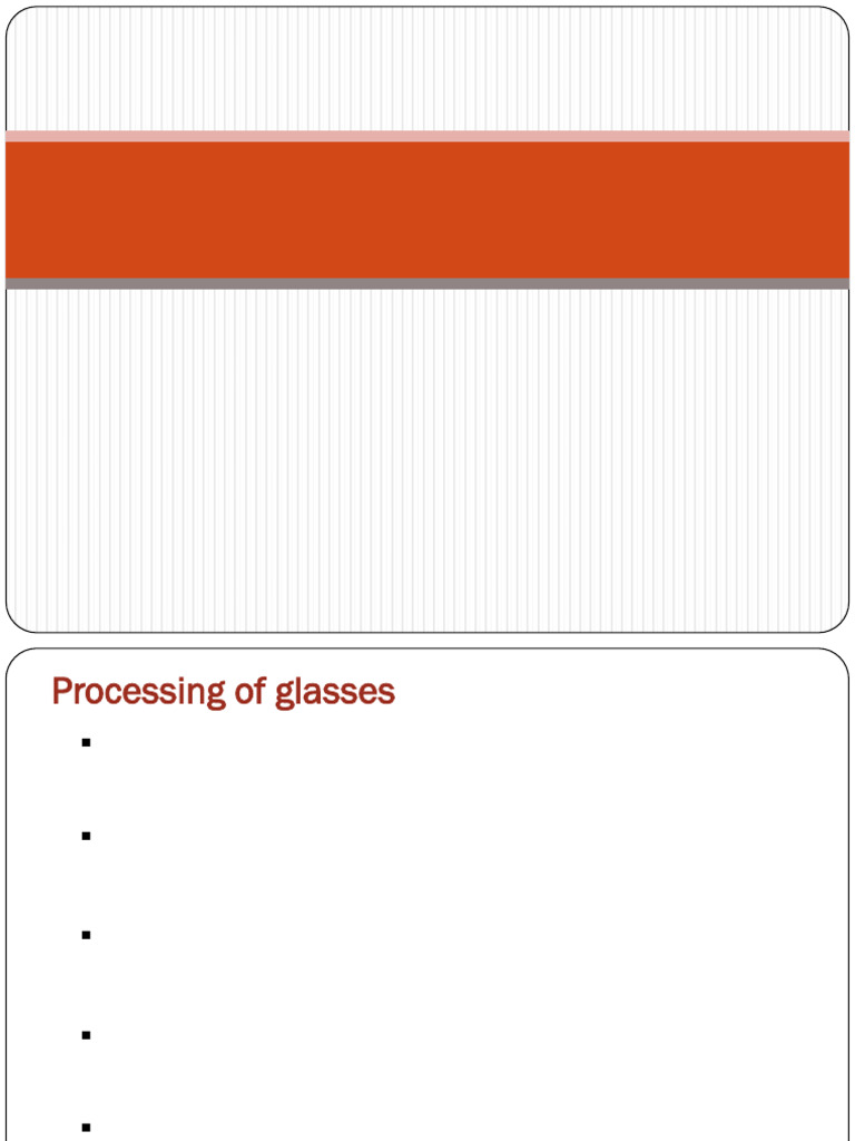 ST 02 Ceramics Shaping Processes Lecture 3 | PDF | Glasses | Silicon ...