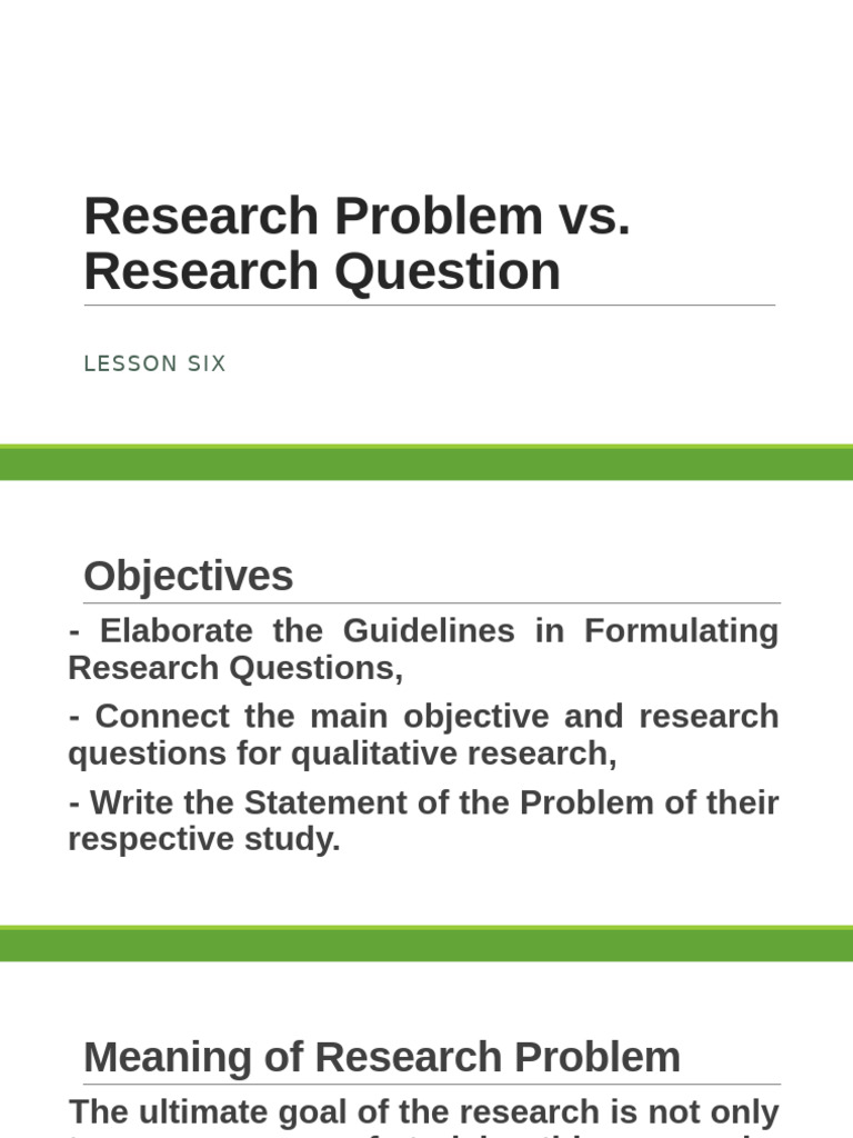 Formulating Research Questions Effectively | PDF | Knowledge | Neuroscience