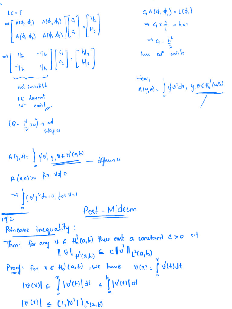 MA 671 Post Midsem | PDF | Finite Element Method | Numerical Analysis