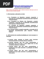 CONTROLE DE CONSTITUCIONALIDADE