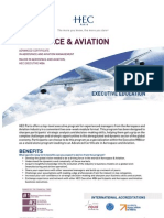 HEC EMBA Major in Aerospace and Aviation