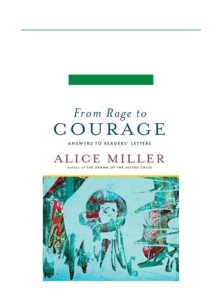 From Rage To Courage Answers To Readers' Letters PDF | PDF ...