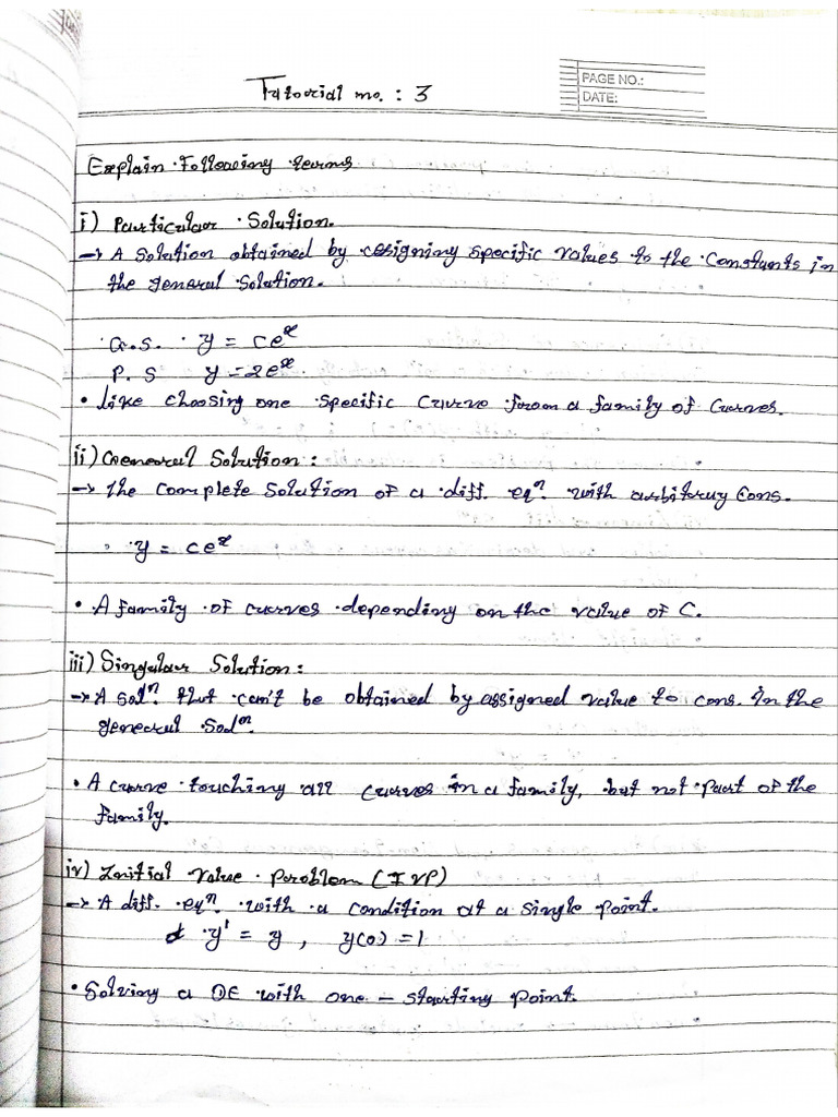 Maths Tutorial 3 to 8 | PDF