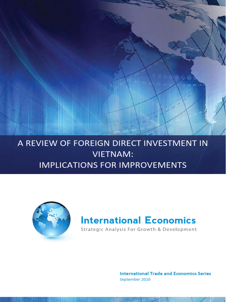 FDI in Vietnam: Trends and Improvements | PDF | Foreign Direct ...