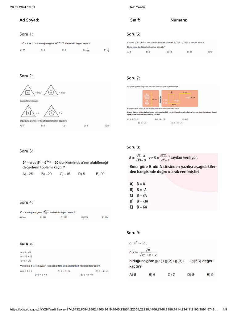 9 Mat 21 | PDF