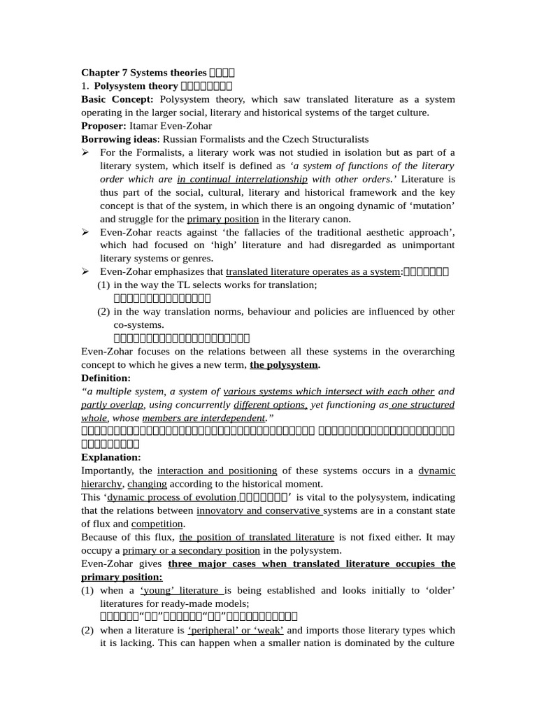 Chapter 7 | PDF | Translations | Linguistics