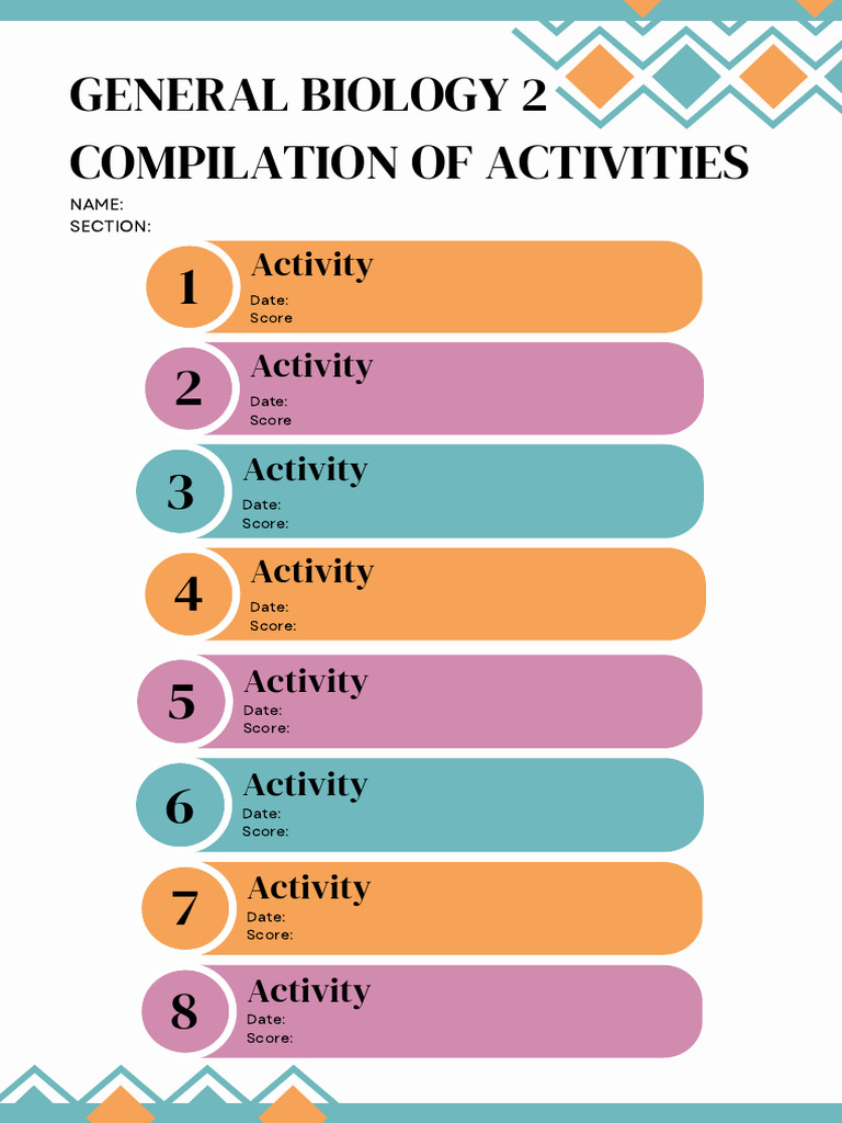 General Biology 2 Activity Log | PDF