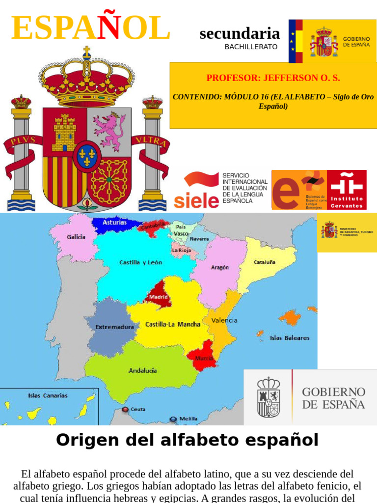 Español El Alfabeto Repaso Pdf Lengua Española Alfabeto