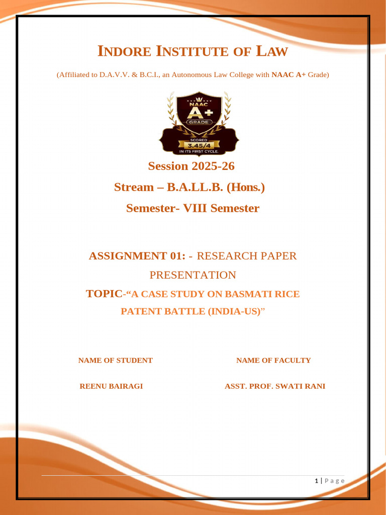 Intellectul Property Rights | PDF | Trips Agreement | Trademark